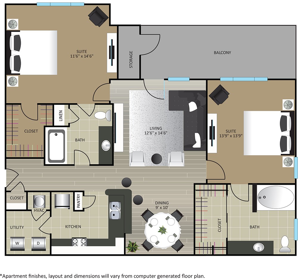 B1 - Renovated floor plan